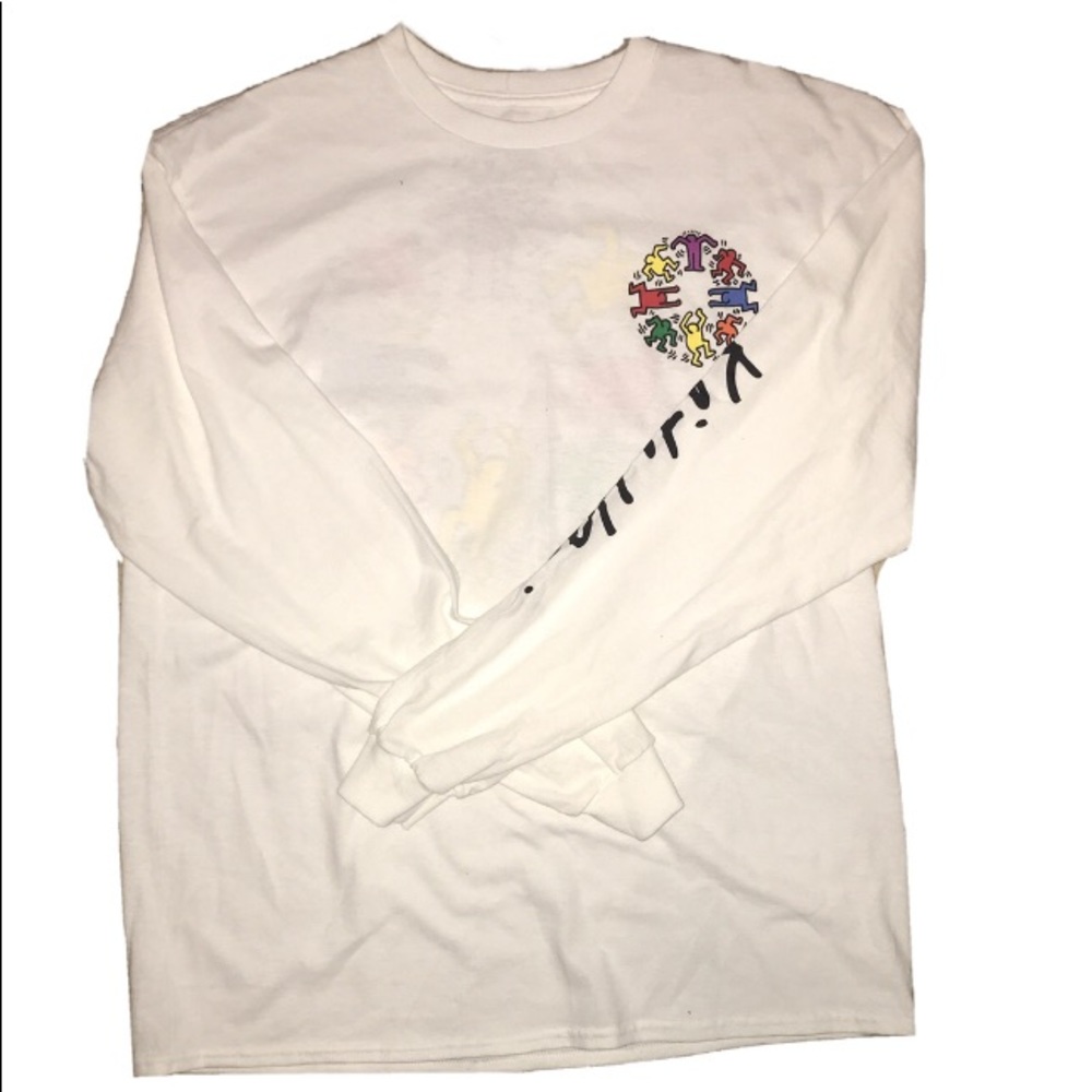 Keith Haring Graffiti Art Multi Size Long Sleeve